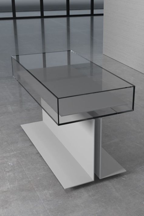 Innovative Table Top Museum Display Case designed by Zone Display Cases Display Table Design Retail, Display Table With Glass Top, Table Top Product Display, Display Table Design, Product Display Table, Glass Display Table, Display Case Design, Mirror Top Table, Retail Display Table