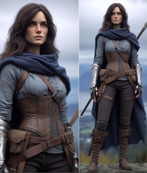 Female Aragorn Cosplay, Medieval Corset Outfit, Ren Faire Warrior, Archer Costume Female, Ren Faire Costume Women Viking, Elf Outfit Women Warriors, Game Of Thrones Outfits Men, Womens Ren Faire Outfit, Female Wizard Outfit