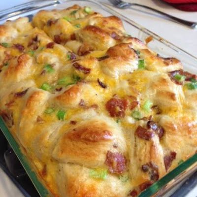 Comfort Breakfast Bake, Comfort Bake, Comfort Breakfast, Baked Breakfast Casserole, Bake Breakfast, Breakfast Casserole With Biscuits, Make Ahead Breakfast Casserole, Baked Breakfast Recipes, Breakfast For A Crowd