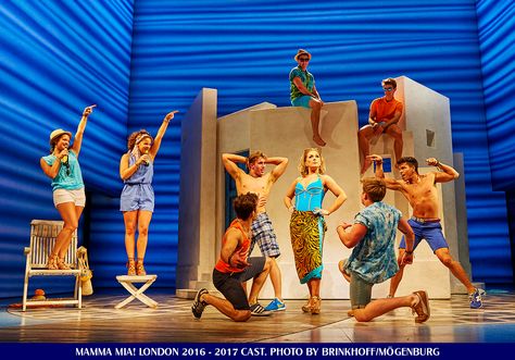 Mamma Mia Musical, Musical Aesthetic, Momma Mia, Musical Tickets, Career Aesthetic, Dream Roles, Stage Props, Stage Set Design, Theater Tickets