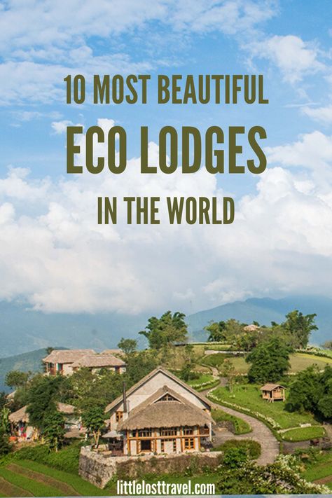 What is an eco lodge? Where are the best eco lodges in the world? Our roundup covers the best eco lodges and eco resorts across the globe. Eco Lodge Ideas, Eco Lodge Design, Pole Barn Houses, Safari Resort, Lodge Ideas, Eco Tourism, Eco Lodges, Barn Houses, Log Home Plans