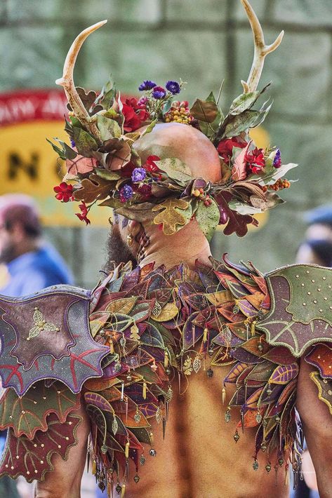 Oberon by T. Stacy, New York Renaissance Faire. Mens Fairy Costume, Beltane Costume, Fairy Costume Men, Male Fairy Costume, Midsummer Fairies, Costume Fleur, Forest Fairy Costume, Fairy Clothing, Male Fairy