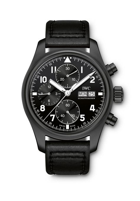 IWC Pilot’s Watch Chronograph Edition “Tribute to 3705” - the case, crown, and pushers are made of Ceratanium. #IWC #IWCwatches #chronograph #pilotswatch #horologerie #horology #watchtime #watchnerd #watchoftheday #watchesformen Iwc Pilot Chronograph, Iwc Watches Pilot, Iwc Schaffhausen, Iwc Pilot, Iwc Watches, Pilot Watch, Authentic Watches, New Mobile, Swiss Watches