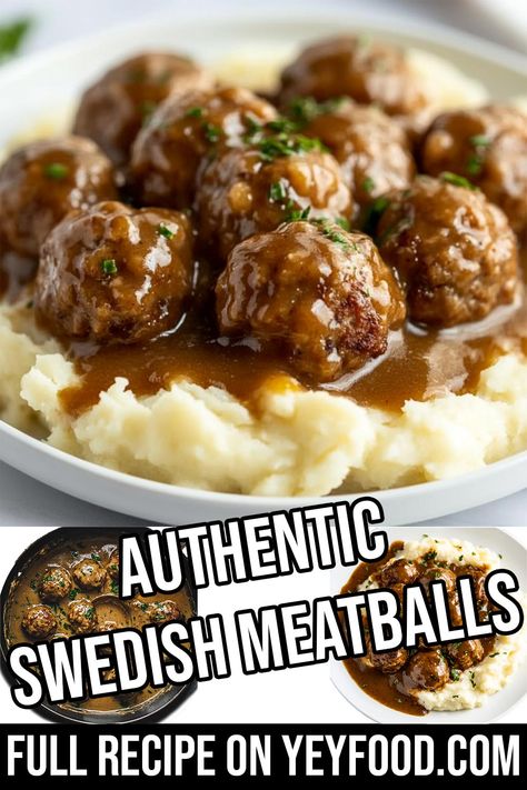 Authentic Swedish Meatballs - Yeyfood.com: Recipes, cooking tips, and kitchen hacks for home cooks of all levels