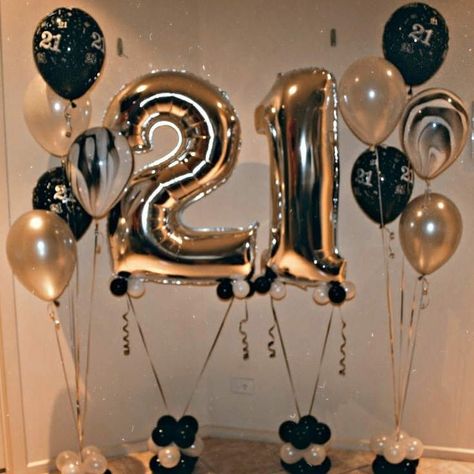 21st Birthday Centerpieces, 21st Birthday Pictures, Happy Birthday Nephew, Birthday Decorations At Home, 21st Bday Ideas, Happy Birthday Decor, 21st Birthday Decorations, 21st Birthday Photoshoot, Number 21