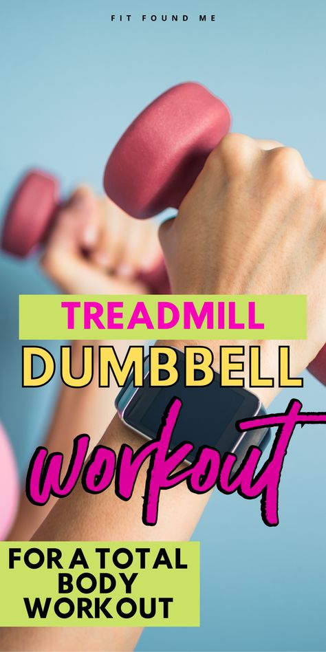 Arm Workout While On Treadmill, Hiit On Treadmill, Treadmill Belly Fat Workout, Walk Workout Treadmill, Weights On Treadmill, Treadmill Weights Workout, Treadmill Workout With Dumbbells, Treadmill With Weights Workout, Treadmill And Weights Workout