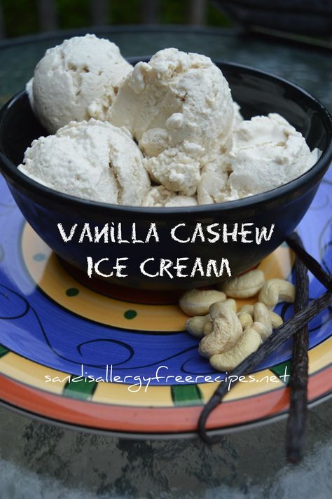 Cashew Ice Cream, What Is Healthy Food, Healthy Food Habits, Dairy Free Ice Cream, Dairy Free Gluten Free, Healthy Food Facts, Cashew Cream, Allergy Free Recipes, Paleo Vegan