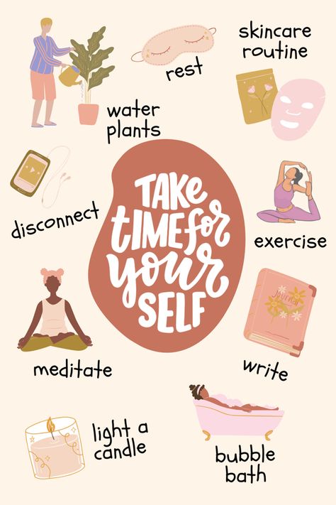 Self Care Poster, Please Take Care Of Yourself, Saturday Post, Nighttime Skincare Routine, Self Care Checklist, Take Time For Yourself, Magazine Ideas, Night Time Skin Care Routine, Nighttime Skincare