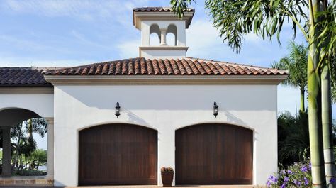 Detached Garage Spanish style Colonial Estate, Spanish Courtyard, Spanish Hacienda, Building Envelope, Front Facade, Fireplace Built Ins, Adobe House, Modern Mexican, Spanish Style Home