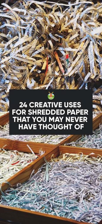 Upcycle Paper, Recycled Paper Crafts, Diy Recycled Projects, Paper Mache Crafts, Ways To Recycle, Shredded Paper, Newspaper Crafts, Diy Papier, Recycled Projects