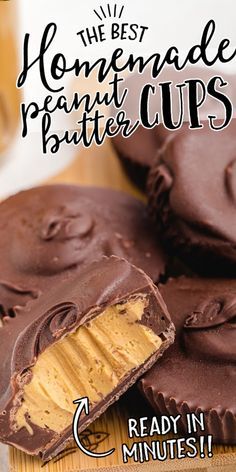 Reeses Peanut Butter Cup Recipe, Peanut Butter Cups Recipe, Homemade Peanut Butter Cups, Chocolate Peanut Butter Cups, Peanut Butter Desserts, Peanut Butter Filling, Homemade Peanut Butter, Reeses Peanut Butter Cups, Reeses Peanut Butter