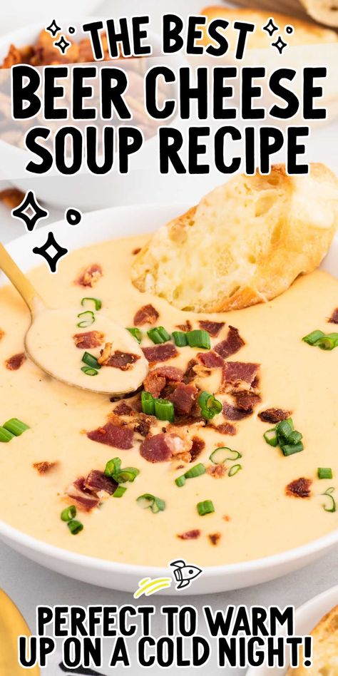 Granite City Beer Cheese Soup, Slow Cooker Beer Cheese Soup, Bacon Beer Cheese Soup, Souper Sunday, Beer Cheese Soup Recipes, Beer Soup, Beer Cheese Soup, Hearty Soup Recipes, Soup Ideas