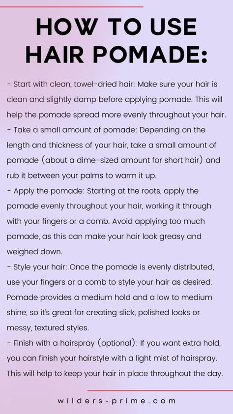 #hairpomade #haircolor #hairstyling Best Pomade For Fine Hair, Hair Pomade, Hairstyles For Men, Curled Hairstyles, How To Style, Being Used, Hair Ideas, Mens Hairstyles, How To Use