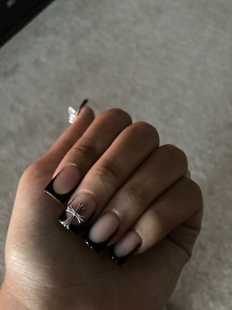 Black Acrylic Nails, Hard Nails, Drip Nails, French Tip Acrylic Nails, Classy Acrylic Nails, Short Square Acrylic Nails, Acrylic Nails Coffin Pink, Unique Acrylic Nails, Long Square Acrylic Nails