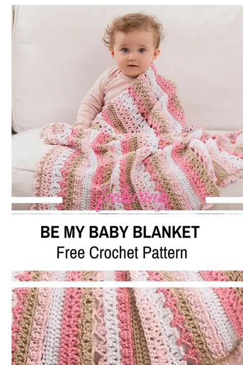 Check out this adorable and free crochet pattern for an Easy Stitches Baby Blanket! It's perfect for creating a cozy and handmade gift for your little ones. Get your crochet hooks ready and start stitching! 🧶💕 #crochet #babyblanket #handmade #freepattern Free Crochet Patterns Using Cotton Yarn, Baby Girl Blanket Crochet, Crochet Baby Girl Blanket, Crochet Joining, Baby Crochet Blanket Free, Baby Blanket Free Crochet Pattern, Crochet Phone Cover, Crochet Baby Blanket Free Pattern, Crochet Mobile