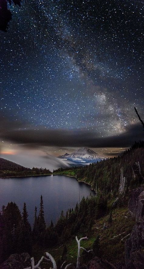 Summit Lake, Washington Wallpaper Night Sky, Wallpaper Night, Summit Lake, Lake Washington, Night Sky Photography, Cocoppa Wallpaper, The Milky Way, Beautiful Nature Wallpaper, Landscape Photographers