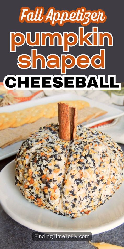 This Pumpkin Cheese Ball is a perfect and delicious fall appetizer! Made with a mix of cream cheese and shredded cheese, it’s shaped like a pumpkin and coated with Everything Bagel Seasoning. It's the perfect addition to any cheese board or a Halloween party, fall gatherings, or even a Thanksgiving appetizer! Fall Appetizers Dips For Party Cheese Ball In Shape Of Pumpkin Cheese Dip Halloween Halloween Cream Cheese Dip Thanksgiving Pumpkin Cheese Ball Pumpkin Shaped Cheese Ball Recipe Cheese Balls For Fall, Halloween Cream Cheese Dip, Pumpkin Shaped Cheese Ball Recipe, Cheese Ball Pumpkin Shaped, Witch Hat Cheese Ball, Halloween Appetizers Easy Party Ideas, Halloween Cheese Ball Recipes, Cheese Ball Pumpkin, Halloween Dips For Parties