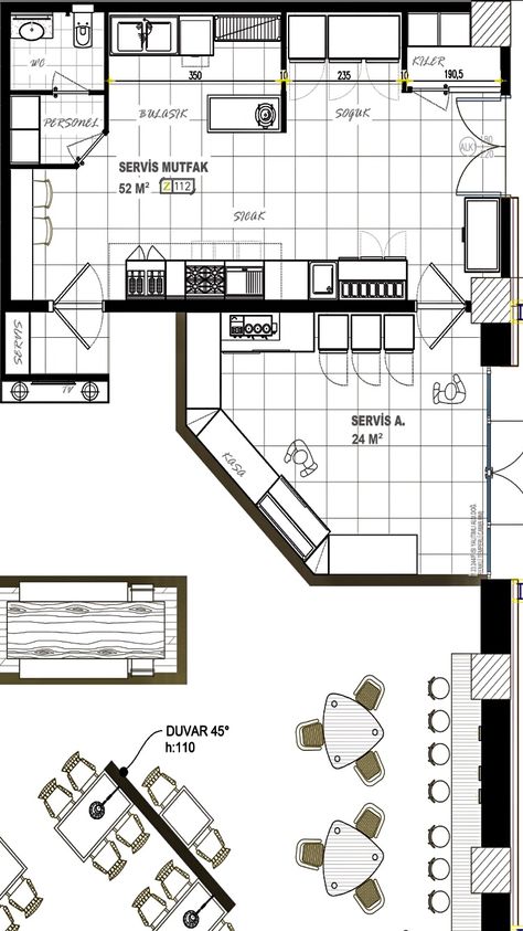 Kitchen For Restaurant Plan, Cafeteria Kitchen Plan, Cafe Kitchen Floor Plan, Cafe Kitchen Plan, Canteen Design Architecture, Hotel Kitchen Plan, Small Restaurant Plan, Canteen Layout, Cafe Kitchen Layout