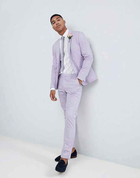 Purple Wedding Suit Lilac Suits For Men, Lavender Suit Men Wedding, Lilac Wedding Suit, Lavender Suit Men, Lilac Tuxedo, Lilac Suit Men, Purple Prom Suit, Fairycore Wedding, Lavender Suit