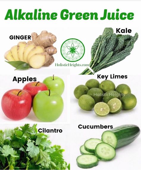 Alkaline Fruits And Vegetables, Alkaline Smoothie, Dr Sebi Recipes Alkaline Diet, Dr Sebi Alkaline Food, Dr Sebi Recipes, Healthy Juicer Recipes, Green Juices, Apple Smoothie, Alkaline Diet Recipes