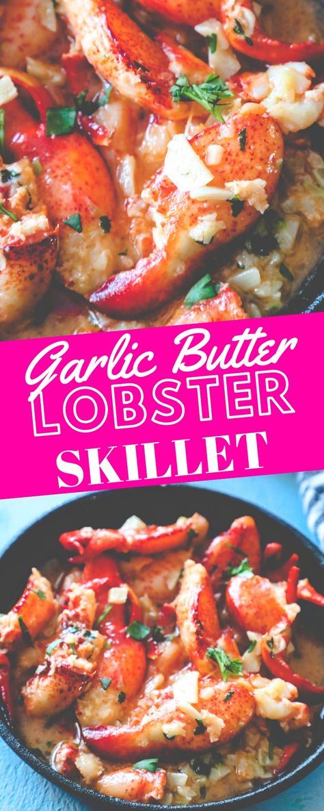 Lobster Meat Recipes, Bear Meat Recipe, Crock Pot Stew Meat Recipes, Sausage Meat Recipes, Garlic Butter Lobster, Butter Lobster, Beef Stew Meat Recipes, Easy Garlic Butter, Lobster Roll Recipes