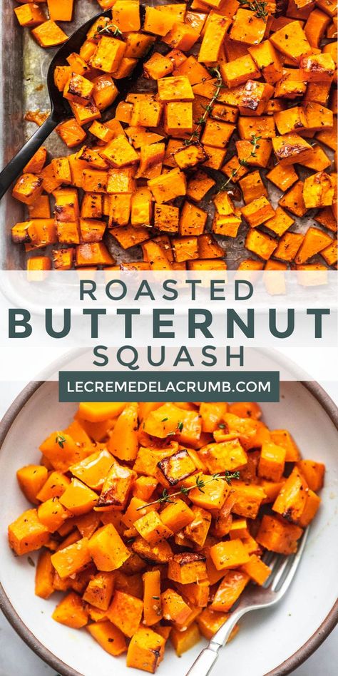 Butternut Squash Side Dish, Butternut Recipes, Best Thanksgiving Recipes, Butternut Squash Recipes, Vegetable Side, Veggie Side Dishes, Roasted Butternut Squash, Roasted Butternut, Squash Recipes