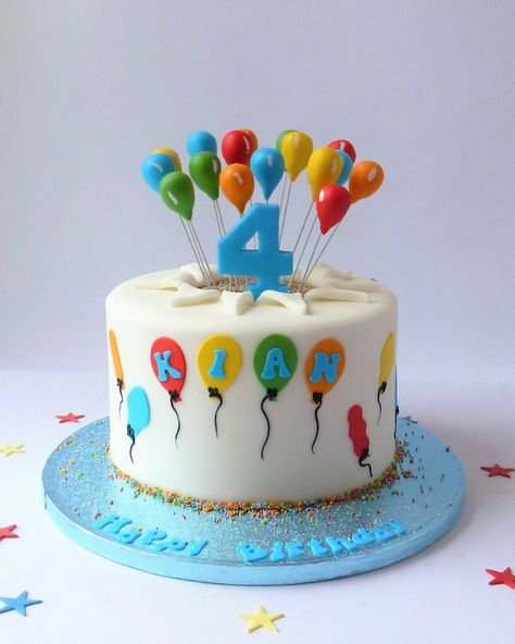 Balloon 644x805 Ballon Birthday Cake, 3 Birthday Cake Boy, Cake Designs Birthday For Kids, 1 Kg Cake Designs For Birthday, Kids Birthday Cake Design, 2 Birthday Cake Boy, 4 Birthday Cake Boy, Birthday Cakes For Baby Boy, Simple Boy Birthday Cake