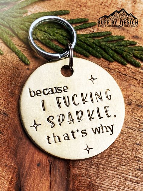 Funny Notes, Humour Funny, Turkey Gifts, Funny Keychain, Laser Engraved Ideas, Metal Stamped Jewelry, Key Tags, Spoon Rings, Christmas Stocking Stuffers