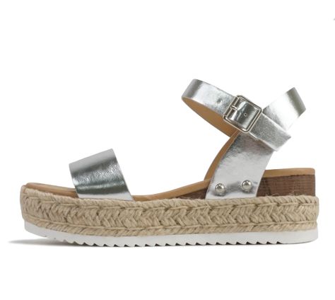 PRICES MAY VARY. 100% Man-made Good for spring and summer Synthetic, True to Size It is normal to have some scuffs on PU material Platform Height measures approximately 1.5" Trendy espadrille flatform featuring faux leather open toe ankle strap espadrille flatform with white lug soles. Platform Espadrille Sandals, Platform Espadrilles, Espadrille Sandals, Synthetic Rubber, Platform Wedges, Pharmacy Gifts, Ankle Strap, Open Toe, Espadrilles