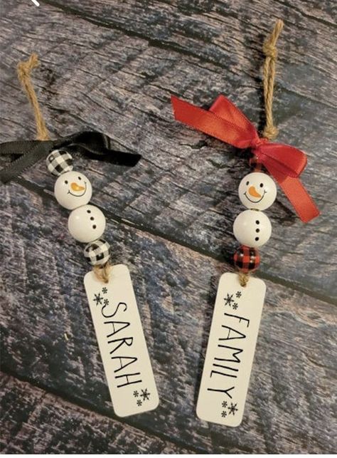 Bazaar Crafts, Handmade Christmas Crafts, Dollar Tree Christmas, Snowman Ornament, Christmas Crafts For Gifts, Holiday Crafts Christmas, Christmas Ornaments Homemade, Christmas Ornament Crafts, Homemade Christmas Gifts