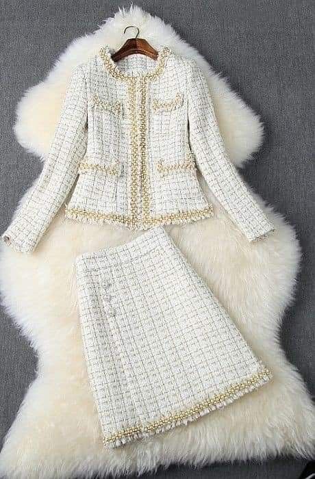 Chanel Look Style, Chanel Style Jacket, Moda Chanel, Mode Chanel, Chanel Dress, Chanel 2, Modieuze Outfits, Elegantes Outfit, 가을 패션