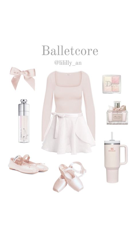 @lililly_an Ballet Basics, Ballet Attire, Fun Beauty Products, Ballet Inspired Fashion, Ballet Outfit, Ballerina Outfit, Feminine Energy Aesthetic, Ballet Bag, Ballet Beauty