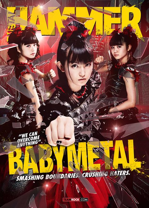 Pre-order the new Metal Hammer with Babymetal 3D cover - Metal Hammer Bar Artwork, Baby Metal, Metal Magazine, Artwork For Home, Band Posters, Metal Music, Room Posters, Music Poster, Canvas Poster