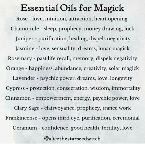 Spell Oils Witchcraft, Oil Magical Properties, Monday Magick, Witch Oils, Witchy Plants, Magickal Correspondences, Hoodoo Oils, Magic Oil, Magic Illusions