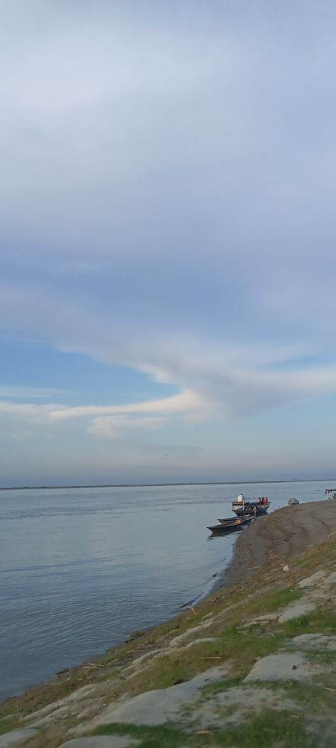 Brahmaputra river | Assam 📍 Assam Aesthetic, Brahmaputra River, Army Look, Modern Landscape Painting, Flowers Quotes, Beautiful Eyes Pics, Good Morning Flowers Quotes, River Basin, Village Photography