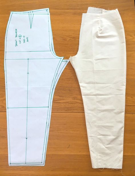 Women's trouser pattern tutorial | Kim Dave Pattern For Trousers, Women Trouser Pattern Drafting, Pant Stiching Ideas, Trouser Patterns For Women, Pant Patterns For Women, ဘောင်းဘီ Pattern, Trouser Pants Pattern For Women, Women Trousers Pattern, Dress Pattern Sewing