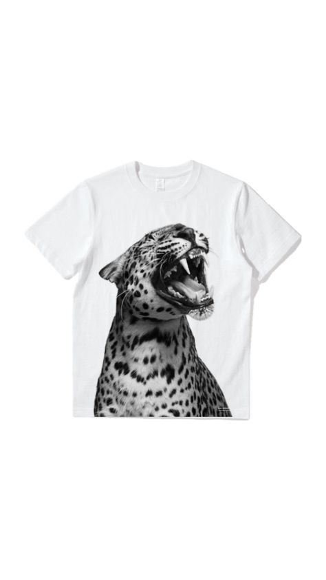 t shirt, graphic tee, graphic shirt, white shirt, leopard, cheetah Ahs Accessories, Ahs Clothes, Thrift Bundle, Wishlist Clothes, Ahs Style, Jaguars Shirt, Cheetah Print Shirts, Preppy Things, Combination Fashion