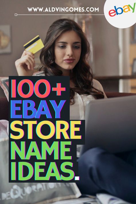 Planning to start an eBay Store? We've covered you with 100+ eBay Store Name Ideas for you to grab. #ebay #ebaystore Amazon Store Name Ideas, Reselling Tips, Store Names Ideas, Ebay Selling Tips, Reselling Business, Ebay Reseller, Ebay Hacks, Ebay Account, Etsy Shop Banner