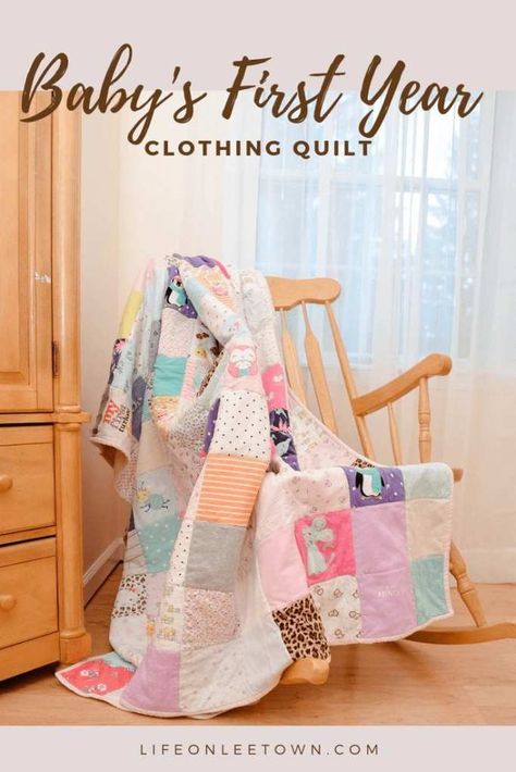 Onesie Quilt, Baby Memory Quilt, Old Baby Clothes, Clothing Keepsake, Baby Clothes Quilt, Dining Room Floor, Memory Blanket, Diy Baby Clothes, Baby Keepsakes