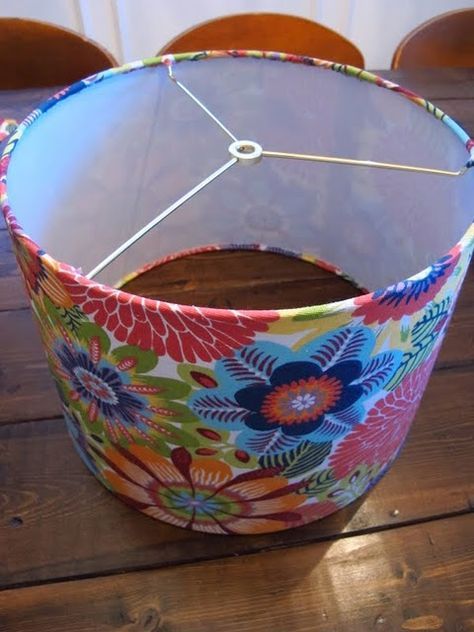 how to cover a lampshade with fabric. I have a few lampshades that could use a makeover.... Recover A Lamp Shade Diy, Diy Loafers Makeover, Lamp Shade Covers Diy, Cover Lamp Shade With Fabric, Tie Dye Lamp Shade, Small Lamp Shades Diy, Modge Podge Lamp Shade, How To Make A Lamp Shade Frame, Covering Lampshades With Fabric