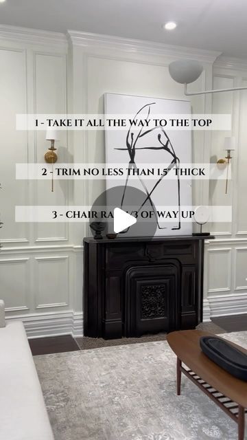 The Collected Dwelling on Instagram: "10 TIPS! Comment ‘WAINSCOTING’ for the full list! I never get as many questions as I do when I post my wainscoting tips REEL. So I took all your questions and answered them in a detailed blog post with tons of tips and tricks you must know for your next wainscoting / panel molding project. I also shared my process behind the scenes. 

Wainscoting Panel Molding 
Home design tips
Wainscoting tips 
Wainscoting tricks
Interior design tips
Wall molding must know
Crown molding 
Baseboards 
Modern home design
Make my home" Baseboards Modern, Panel Molding, Wainscoting Panels, Modern Home Design, Wall Trim, Wall Molding, Crown Molding, Flooring Options, Home Design Decor