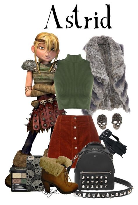 "Astrid - Dreamworks How to Train Your Dragon" by rubytyra ❤ liked on Polyvore featuring Wilsons Leather, Dorothy Perkins, Gucci, Fendi, GÃ©rard Darel and plus size clothing Astrid Costume, Pair Costumes, Dragons Clothes, Disney Themed Outfits, Movie Inspired Outfits, Character Inspired Outfits, Fandom Fashion, Anime Inspired Outfits, Train Your Dragon