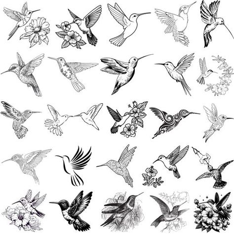 Hummingbird Vector, Hummingbird Clipart, Hummingbird Svg, Birds Png, Birds Silhouette, Vogel Silhouette, Bird Svg, Silhouette Tattoos, Hummingbird Tattoo