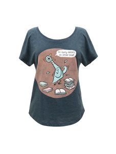 Pigeon So Many Books Ladies T-Shirt | The Eric Carle Museum of Picture Book Art Teachers Outfits, Church Library, Junes Journey, Literary Shirts, Female Books, Summertime Crafts, Dolman Shirt, The Pigeon, Mo Willems