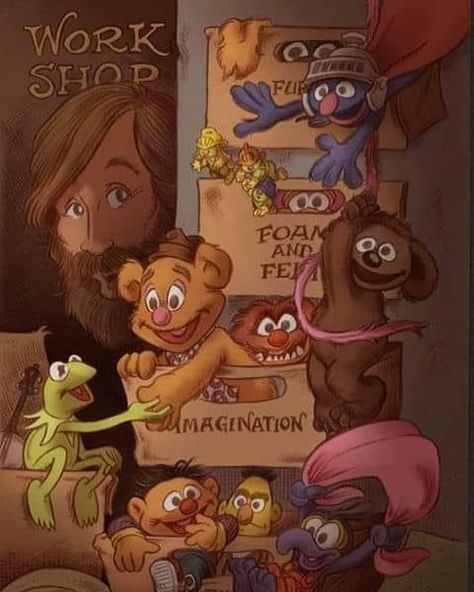 Muppets Fanart, Muppets Funny, Muppet Party, Famous Illustrators, Jim Henson Puppets, Sesame Street Muppets, Fraggle Rock, Rainbow Connection, The Muppet Show