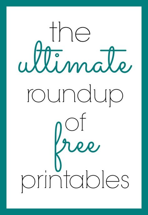 The ultimate roundup of free printables! Phomemo Templates Free, When Did I Last List Printable, Printable Designs For Journal, Canva Printables, Free Farmhouse Printables, Printable Tabs, Free Craft Supplies, Cricket Machine, Crochet Labels