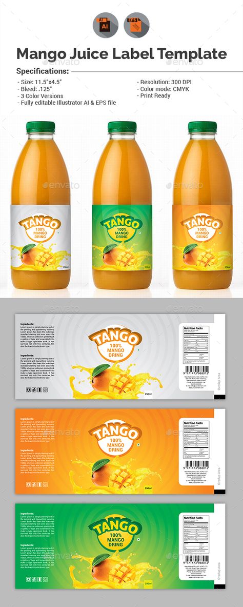 Mango Juice Label Template - Packaging Print Templates.Download here: http://graphicriver.net/item/mango-juice-label-template/15609124?ref=arroganttype Mango Juice Packaging Design, Mango Juice Packaging, Juice Bottle Label Design, Drink Label Design, Juice Label Design, Label Minuman, Label Botol, Amla Juice, Juice Menu