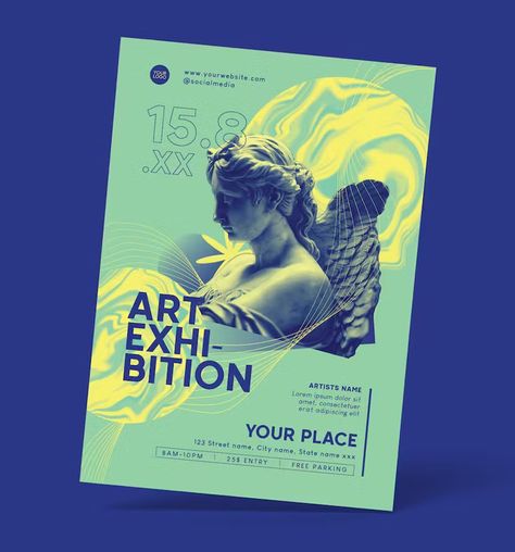 Art Exhibit Flyer, Art Gallery Flyer, Art Exhibition Flyer, Exhibition Flyer, Art Flyer, History Exhibition, Exhibition Posters, Art Exhibition Posters, Street Names