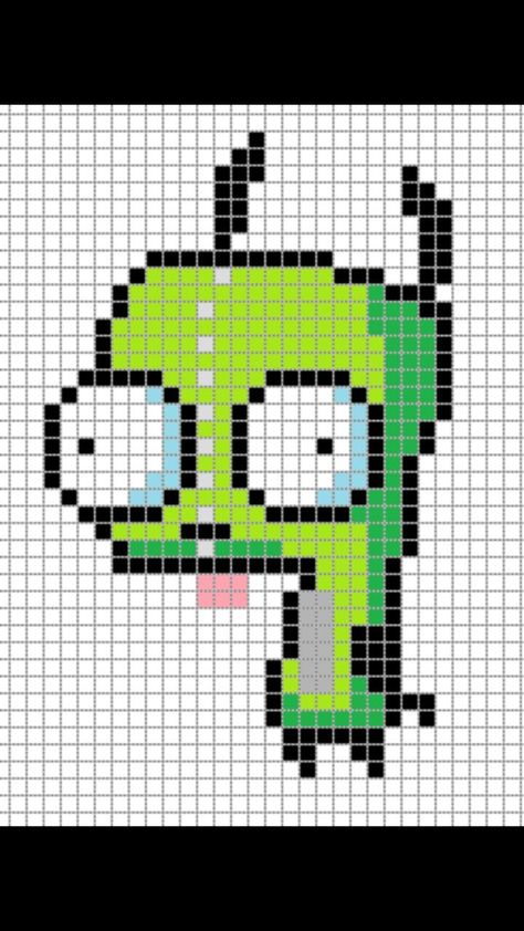 Pixel Beads, Perler Art, Pixel Art Templates, 8bit Art, Cool Pixel Art, Pixel Drawing, Beads Designs, Pixel Art Grid, Graph Paper Art