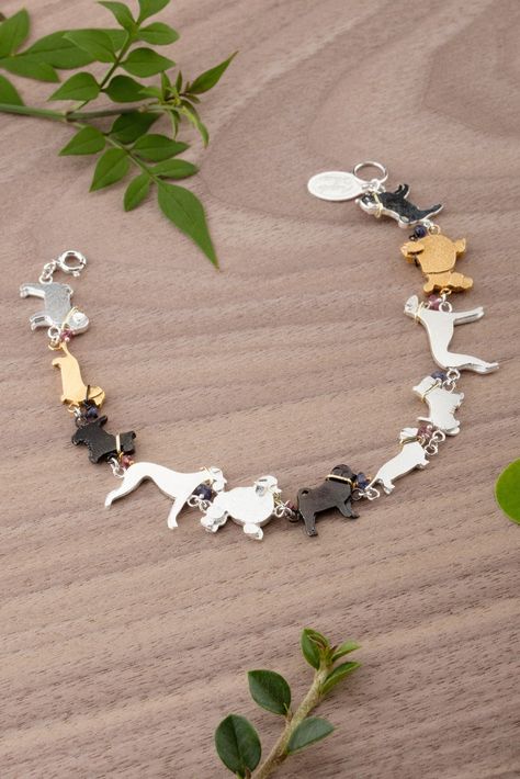 Pug Jewelry, Poodle Jewelry, Dog Charm Bracelet, Dachshund Jewelry, Dog Bracelets, Sausage Dogs, Tattoo Bracelet, Fun Bracelet, Dog Jewelry